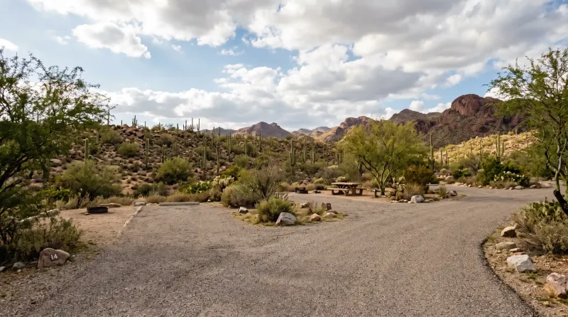 Arizona landscape, backdrop for the RV Park Hubs Yuma directory