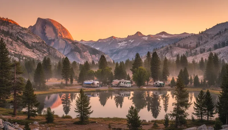 California landscape, backdrop for the RV Park Hubs Pismo Beach directory