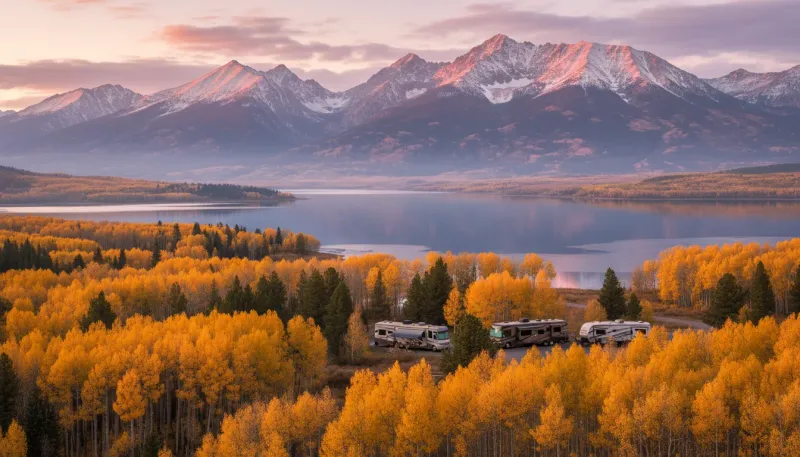 Colorado landscape, backdrop for the RV Park Hubs Durango directory