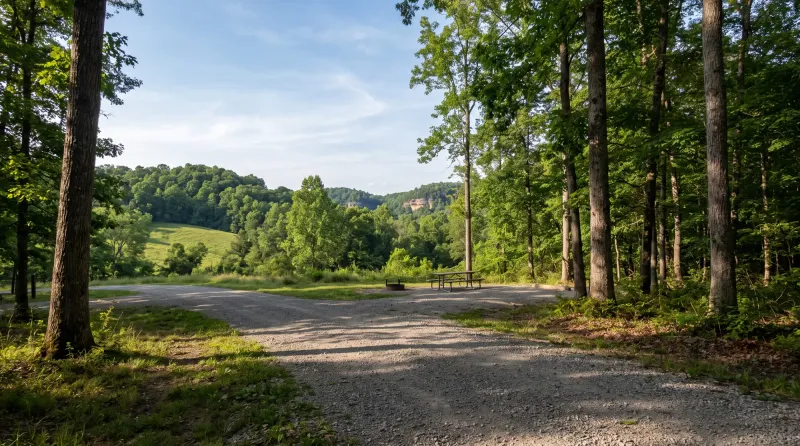 Kentucky landscape, backdrop for the RV Park Hubs Cave City directory
