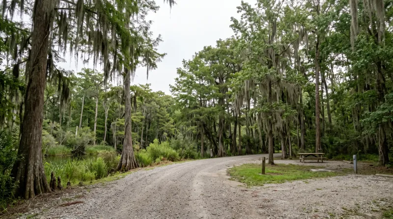 Louisiana landscape, backdrop for the RV Park Hubs New Orleans directory