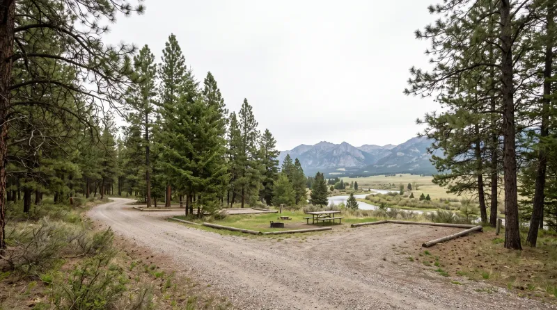 Montana landscape, backdrop for the RV Park Hubs West Glacier directory