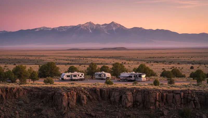 Nevada landscape, backdrop for the RV Park Hubs Las Vegas directory