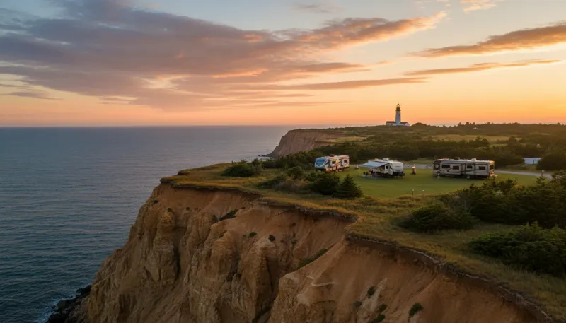 Rhode Island RV park country. Backdrop for the RV Park Hubs Rhode Island directory