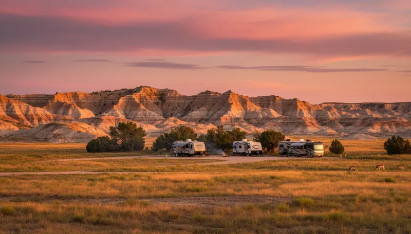 South Dakota landscape, backdrop for the RV Park Hubs Rapid City directory