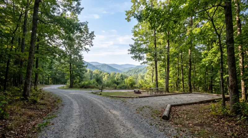 Tennessee landscape, backdrop for the RV Park Hubs Gatlinburg directory