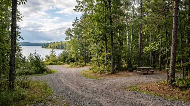 Wisconsin landscape, backdrop for the RV Park Hubs Wisconsin Dells directory
