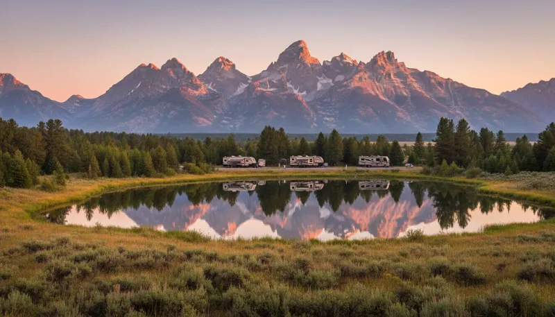 Wyoming landscape, backdrop for the RV Park Hubs Cody directory